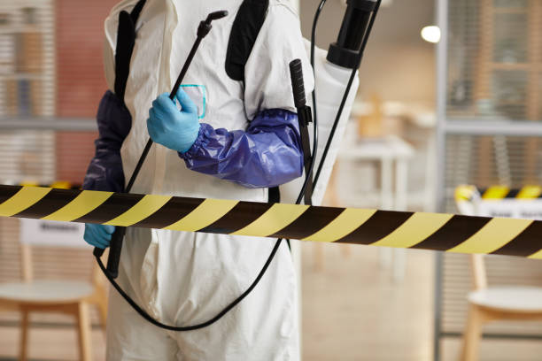 Professional Sewage Cleanup technician working in Kokomo, IN